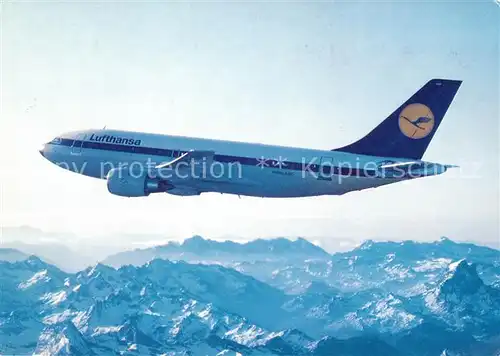 AK / Ansichtskarte Lufthansa Airbus A310 Kat. Flug