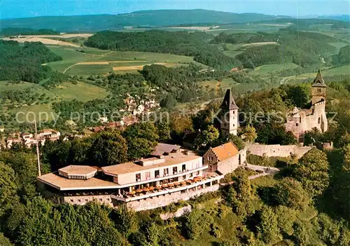 AK / Ansichtskarte Burg Frankenstein Bergstrasse Fliegeraufnahme Kat. Muehltal