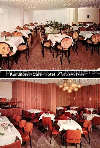 AK / Ansichtskarte Herrenberg Wuerttemberg Konditorei Cafe Hotel Neumann