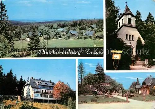 AK / Ansichtskarte Oberbaerenburg Baerenburg Teilansicht Waldkapelle Urlauberkaffee FDGB Heim