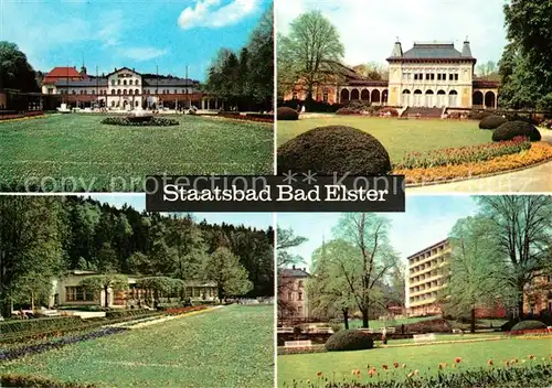 AK / Ansichtskarte Bad Elster Badehaus Kurhaus HO Badekaffee Kliniksanatorium Kat. Bad Elster
