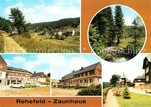 AK / Ansichtskarte Rehefeld Zaunhaus Ferienheim VEB Reifenwerk Dresden Erholungsheim Jagdschloss Kat. Altenberg