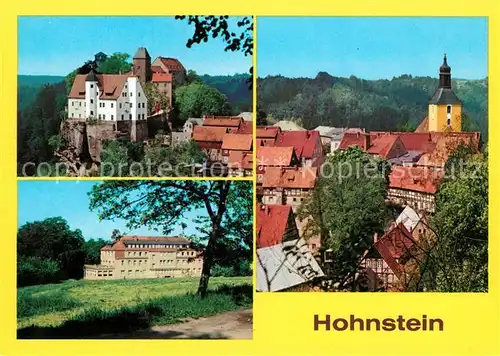 AK / Ansichtskarte Hohnstein Saechsische Schweiz Burg FDGB Erholungsheim Hermann Duncker Kat. Hohnstein