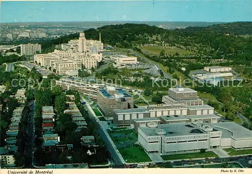 AK / Ansichtskarte Montreal Quebec Universitaet Fliegeraufnahme Kat. Montreal