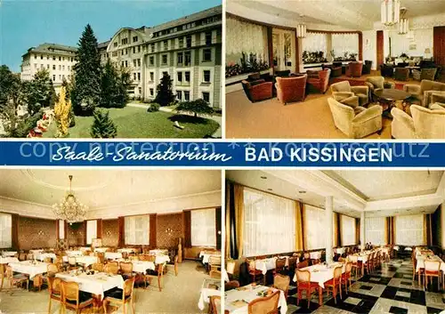 AK / Ansichtskarte Kissingen Bad Saale Sanatorium Kat. Bad Kissingen