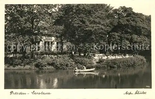 AK / Ansichtskarte Dresden Carolasee Kat. Dresden Elbe