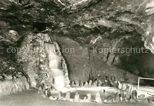 AK / Ansichtskarte Hoehlen Caves Grottes Marienglashoehle Friedrichroda Kristallgrotte Hoehlensee  Kat. Berge