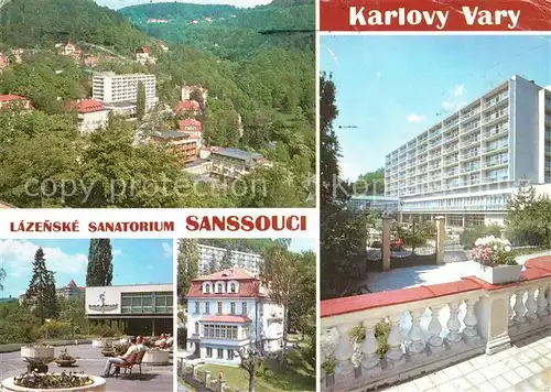 AK / Ansichtskarte Karlovy Vary Sanatorium Sanssouci Kat. Karlovy Vary Karlsbad