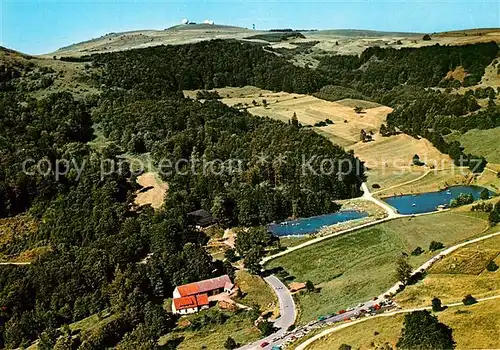 AK / Ansichtskarte Wasserkuppe Rhoen Fliegeraufnahme Guckai See Kat. Poppenhausen (Wasserkuppe)