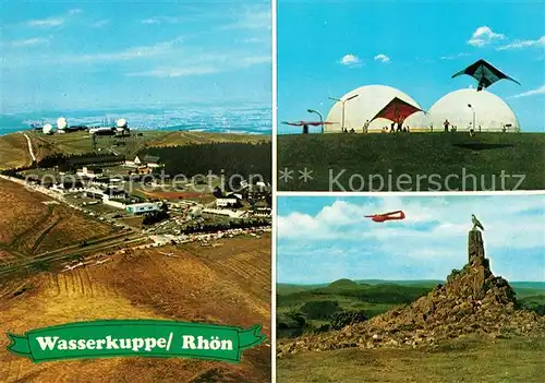 AK / Ansichtskarte Wasserkuppe Rhoen Berg der Flieger Denkmal Kat. Poppenhausen (Wasserkuppe)