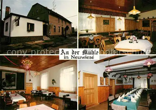 AK / Ansichtskarte Hoyerswerda Neuwiese Restaurant An der Muehle Kat. Hoyerswerda