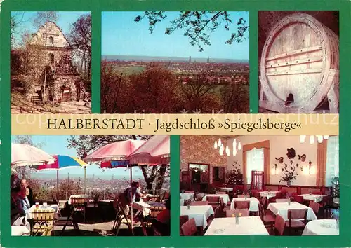 AK / Ansichtskarte Halberstadt Jagdschloss Spiegelsberge Kat. Halberstadt