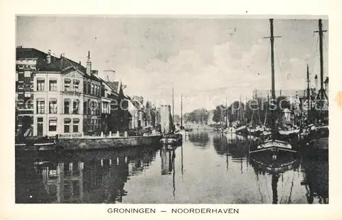 AK / Ansichtskarte Groningen Noorderhaven Repro Kat. Groningen