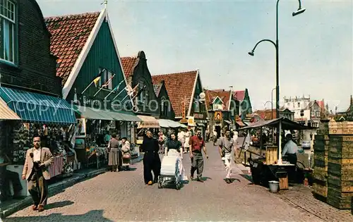 AK / Ansichtskarte Volendam Marktstrasse Kat. Niederlande
