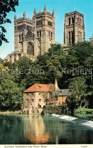 AK / Ansichtskarte Durham UK Cathedral and River Wear