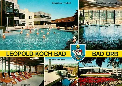 AK / Ansichtskarte Bad Orb Leopold Koch Bad Frei und Hallenbad Liegeraum Ansicht Kat. Bad Orb