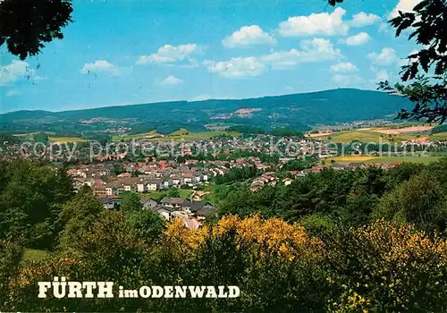 AK / Ansichtskarte Fuerth Odenwald Panorama Naturpark Bergstrasse Kat. Fuerth