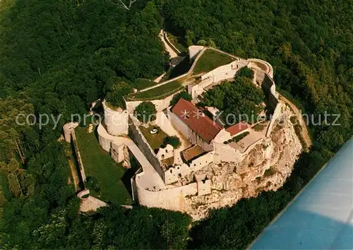 AK / Ansichtskarte Neuffen Burg Hohen Neuffen Fliegeraufnahme Kat. Neuffen