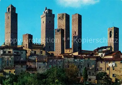 AK / Ansichtskarte San Gimignano Citta di San Gimignano