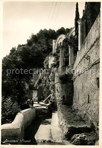 AK / Ansichtskarte Anacapri Villa San Michele Kat. Italien