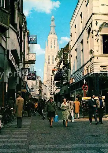 AK / Ansichtskarte Breda Noord Brabant Karrestraat Shopping Centre Kirche Kat. Breda