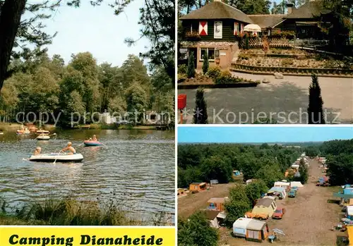 AK / Ansichtskarte Amen Camping Dianaheide Schlauchbootfahren