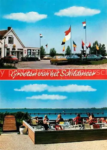 AK / Ansichtskarte Groningen Schildmeer Botenverhuur en Camping Cafe Kat. Groningen