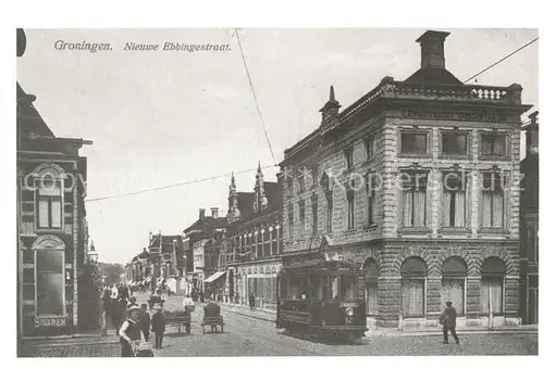 AK / Ansichtskarte Groningen Nieuwe Ebbingestraat Strassenbahn Repro Kat. Groningen