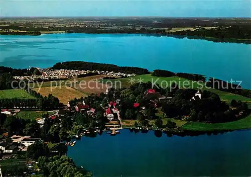 AK / Ansichtskarte Bosau Kurort am Grossen Ploener See Fliegeraufnahme Kat. Bosau