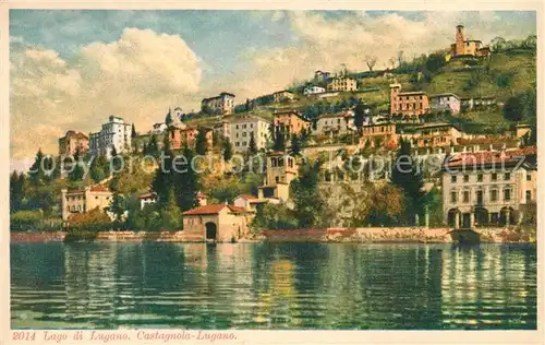 AK / Ansichtskarte Lugano Lago di Lugano Panorama