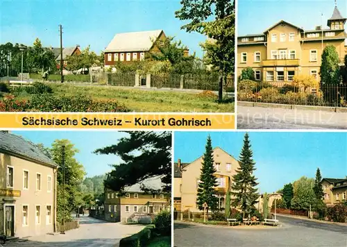AK / Ansichtskarte Gohrisch Dorfplatz Kurheim FDGB Heim Erholung Kat. Gohrisch