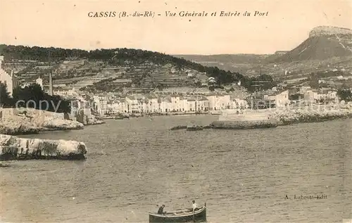AK / Ansichtskarte Cassis Vue generale et Entree du Port Kat. Cassis