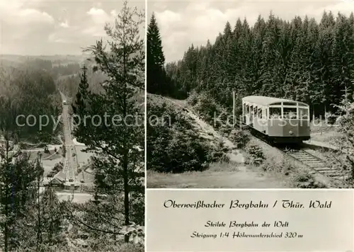 AK / Ansichtskarte Bergbahn Oberweissbach  Kat. Bergbahn