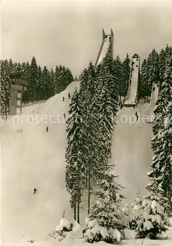 AK / Ansichtskarte Ski Flugschanze Johanngeorgenstadt Erzgebirgsschanze Jugendschanze Kat. Sport