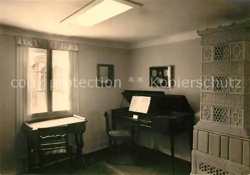 AK / Ansichtskarte Klavier Carl Maria von Weber Gedaechtnisstaette Dresden Hosterwitz Kat. Musik