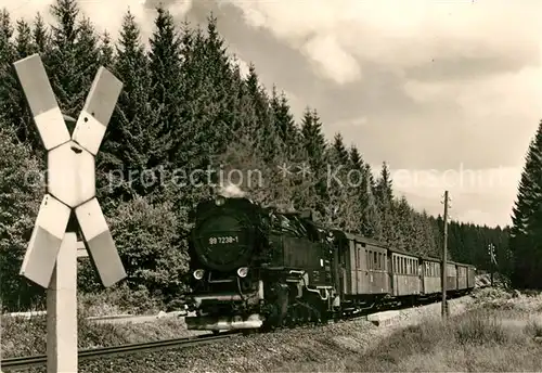 AK / Ansichtskarte Lokomotive Harzquerbahn  Kat. Eisenbahn