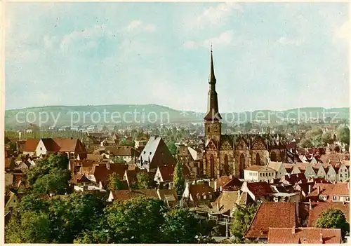 AK / Ansichtskarte Osnabrueck Rathaus Marienkirche Kat. Osnabrueck