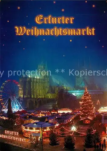 AK / Ansichtskarte Erfurt Weihnachtsmarkt  Kat. Erfurt