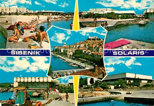 AK / Ansichtskarte Sibenik Solaris Strand Hafen Promenade Hotels Kat. Kroatien