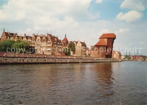 AK / Ansichtskarte Gdansk Nad Motlawa Zuraw brama mieska Kat. Gdansk