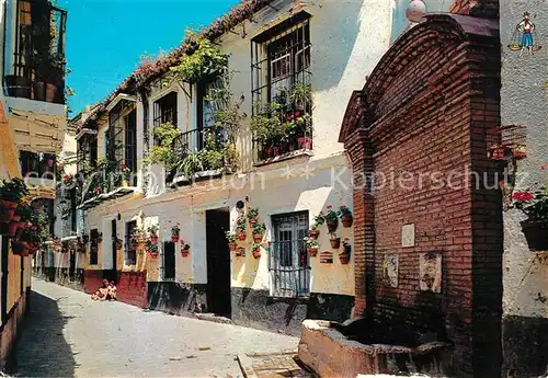 AK / Ansichtskarte Malaga Andalucia Calle de Los Cristos Kat. Malaga