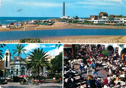 AK / Ansichtskarte Las Palmas Gran Canaria Panorama Plaza Konzert Kat. Las Palmas Gran Canaria