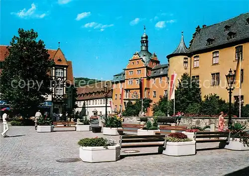 AK / Ansichtskarte Bad Mergentheim Fussgaengerzone am Schloss Kat. Bad Mergentheim