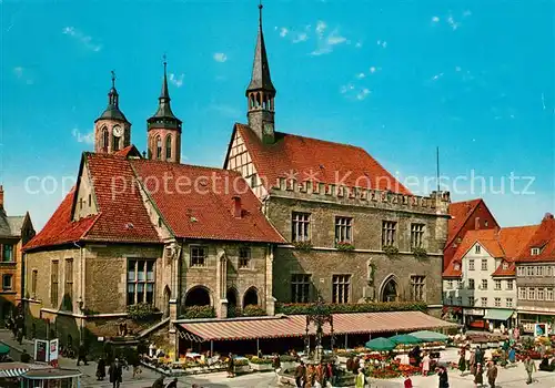 AK / Ansichtskarte Goettingen Niedersachsen Rathaus Markt Kat. Goettingen