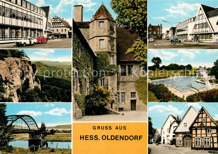 AK / Ansichtskarte Hessisch Oldendorf Lange Strasse Muenchhausen