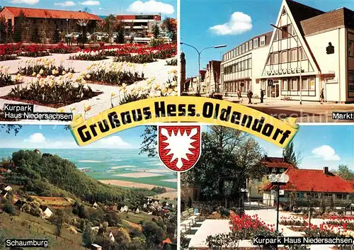 AK / Ansichtskarte Hessisch Oldendorf Kurpark Haus Niedersachsen Markt Schaumburg  Kat. Hessisch Oldendorf