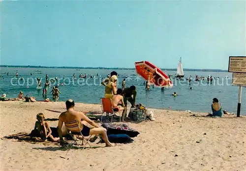 AK / Ansichtskarte Mardorf Steinhuder Meer Strandpartie