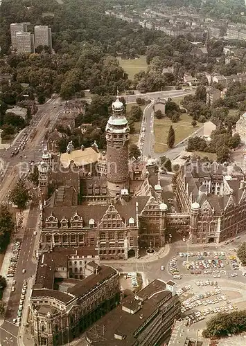 AK / Ansichtskarte Leipzig Neues Rathaus Fliegeraufnahme Kat. Leipzig