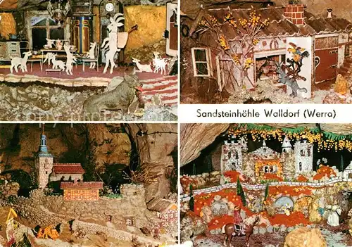 AK / Ansichtskarte Walldorf Meiningen Sandstein Maerchen und Sagenhoehle Kat. Walldorf Meiningen