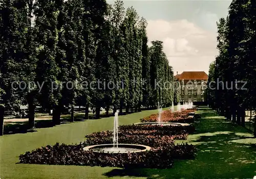 AK / Ansichtskarte Bad Pyrmont Kurpark Fontaenenallee Kat. Bad Pyrmont